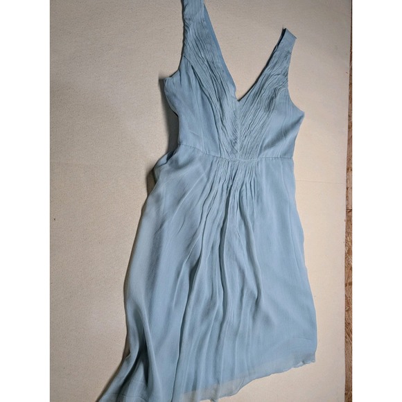 J.CREW Dresses & Skirts - J Crew Women's Dress Size 10 Sage Crepe Crossover Flared Skirt Lined Vintage